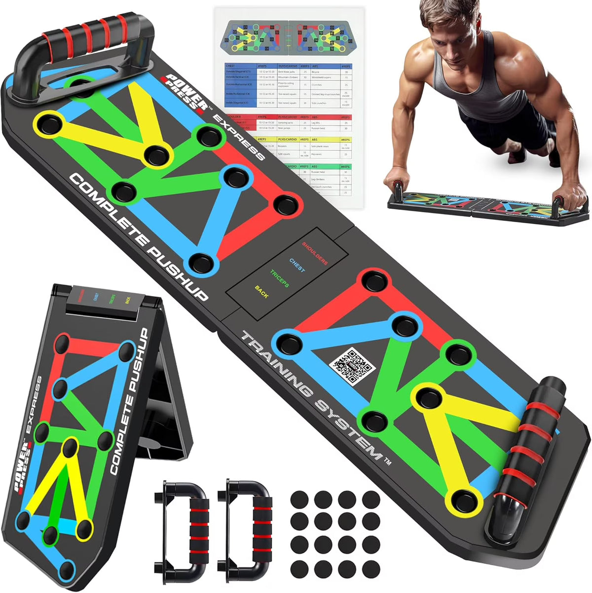 9-in-1 Adjustable Push-Up Board